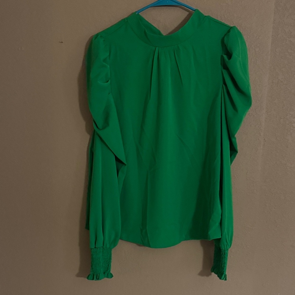 Elegant Green Women's Top